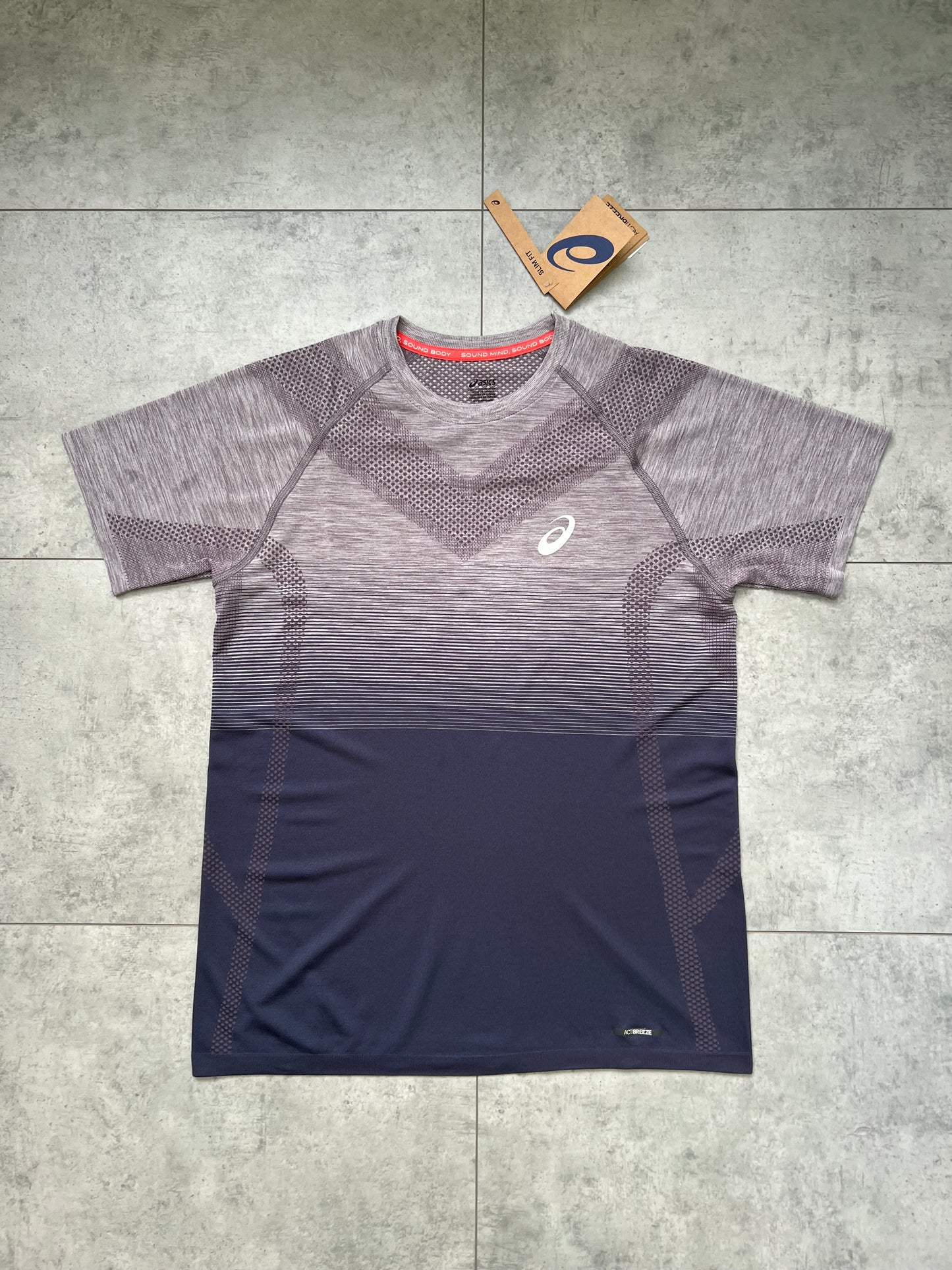 ASICS Seamless T-shirt ‘Lavender/Grey’