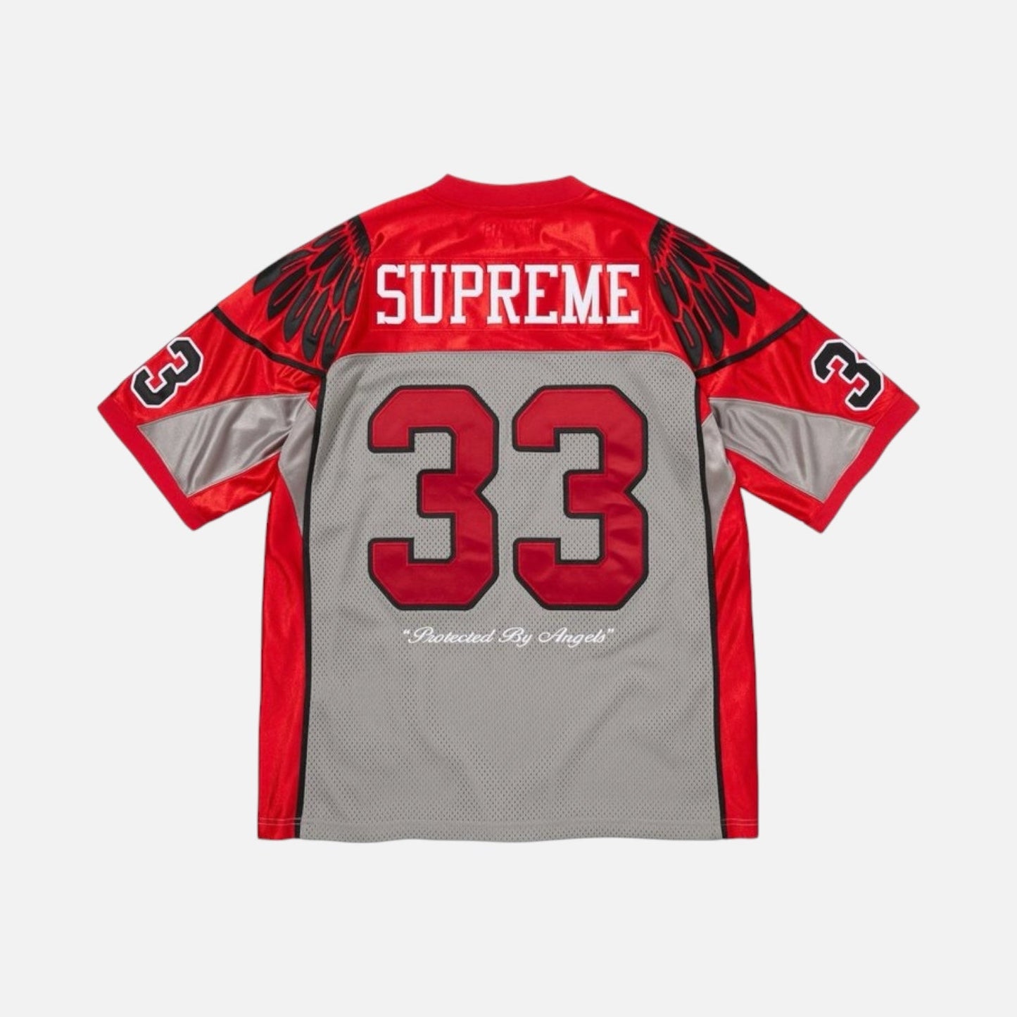 Supreme Wings Football Jersey Grey Red