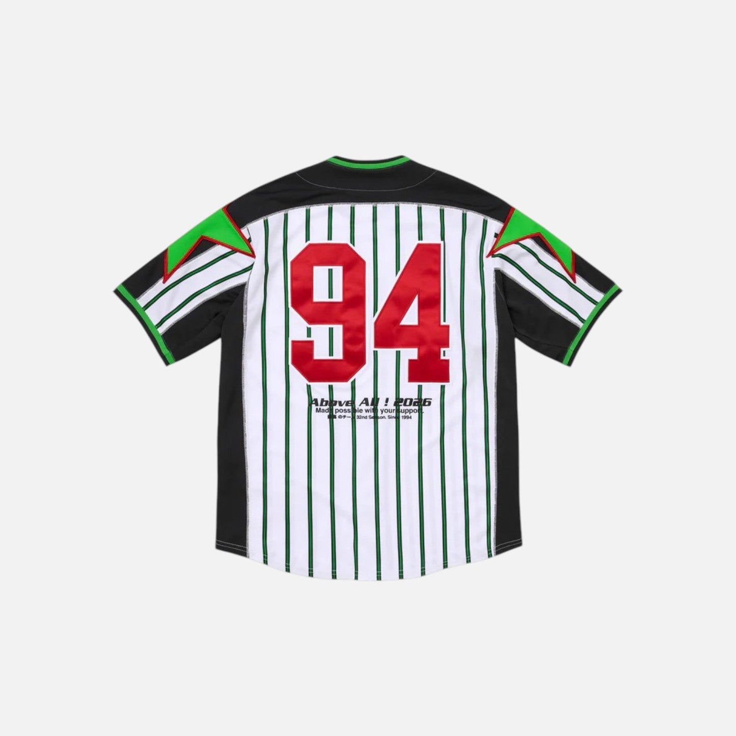 Supreme Stars Baseball Jersey Stripe
