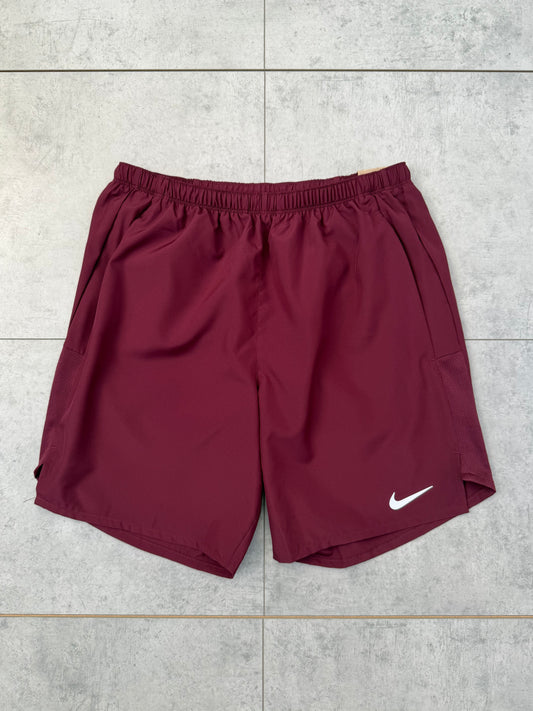 Nike Dri-Fit Challenger Shorts 7” ‘Burgundy’