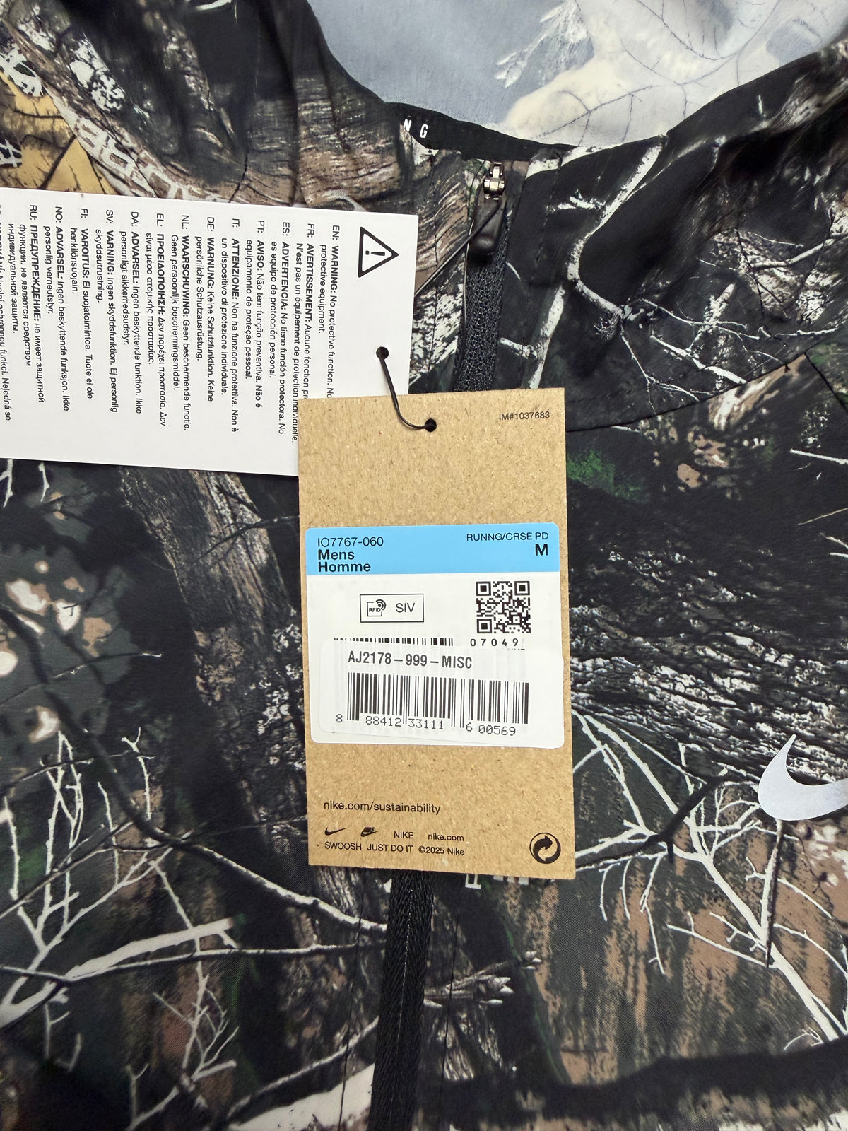 Nike Dri-Fit Stride Jacket ‘Realtree Black Camo’