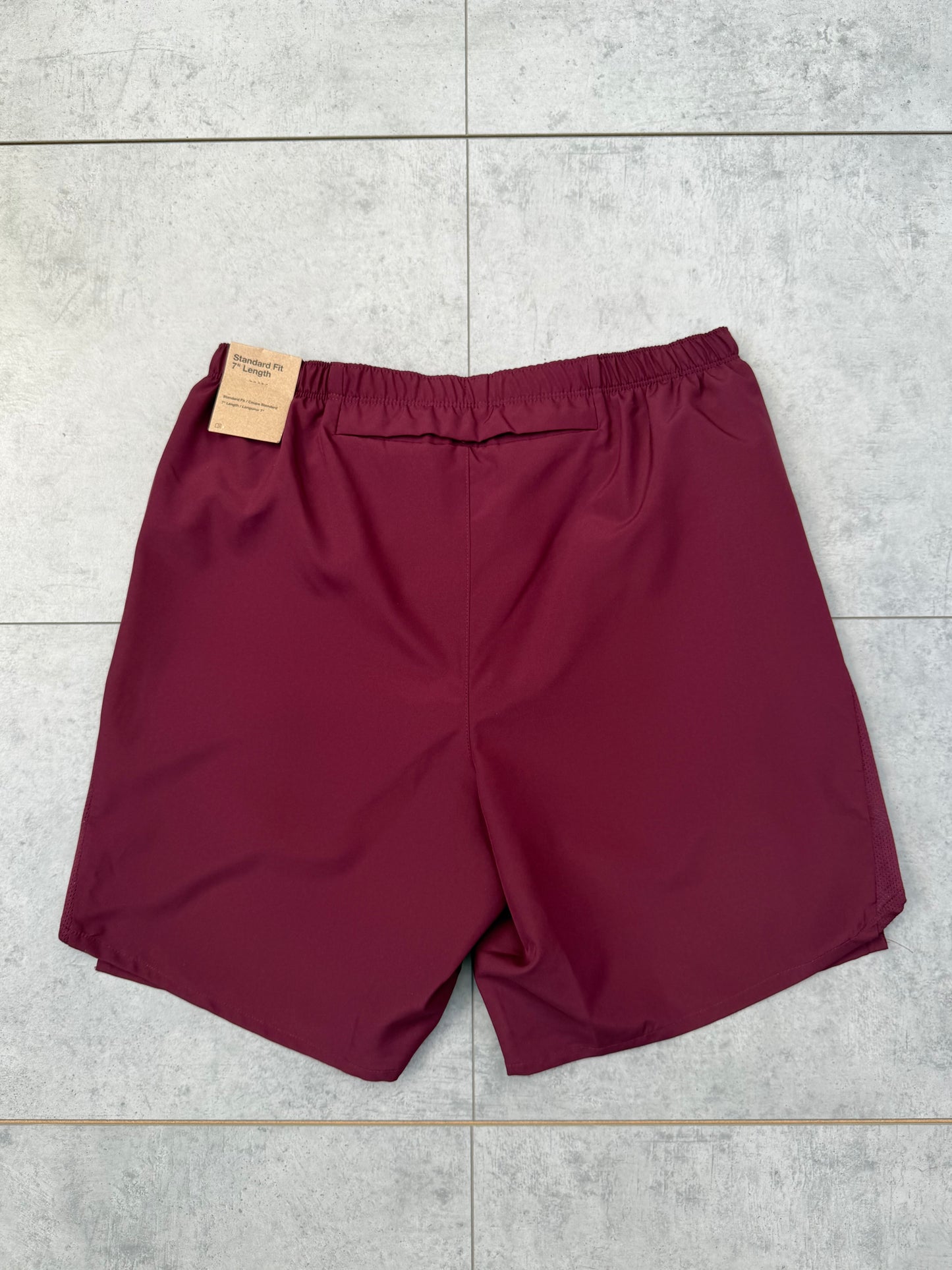 Nike Dri-Fit Challenger Shorts 7” ‘Burgundy’