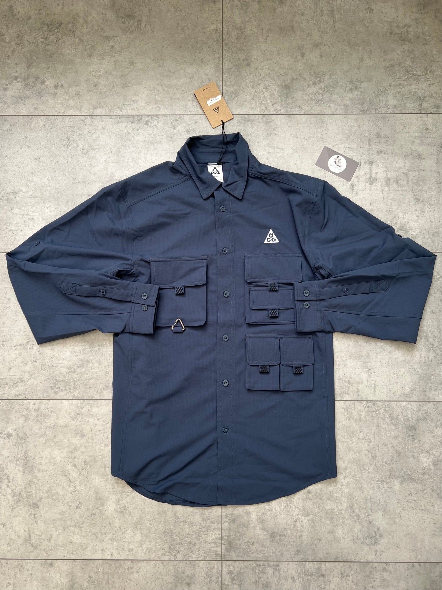 Nike ACG Dri-Fit UV Devastation Trail ‘Blue’ Shirt