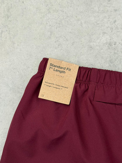 Nike Dri-Fit Challenger Shorts 7” ‘Burgundy’