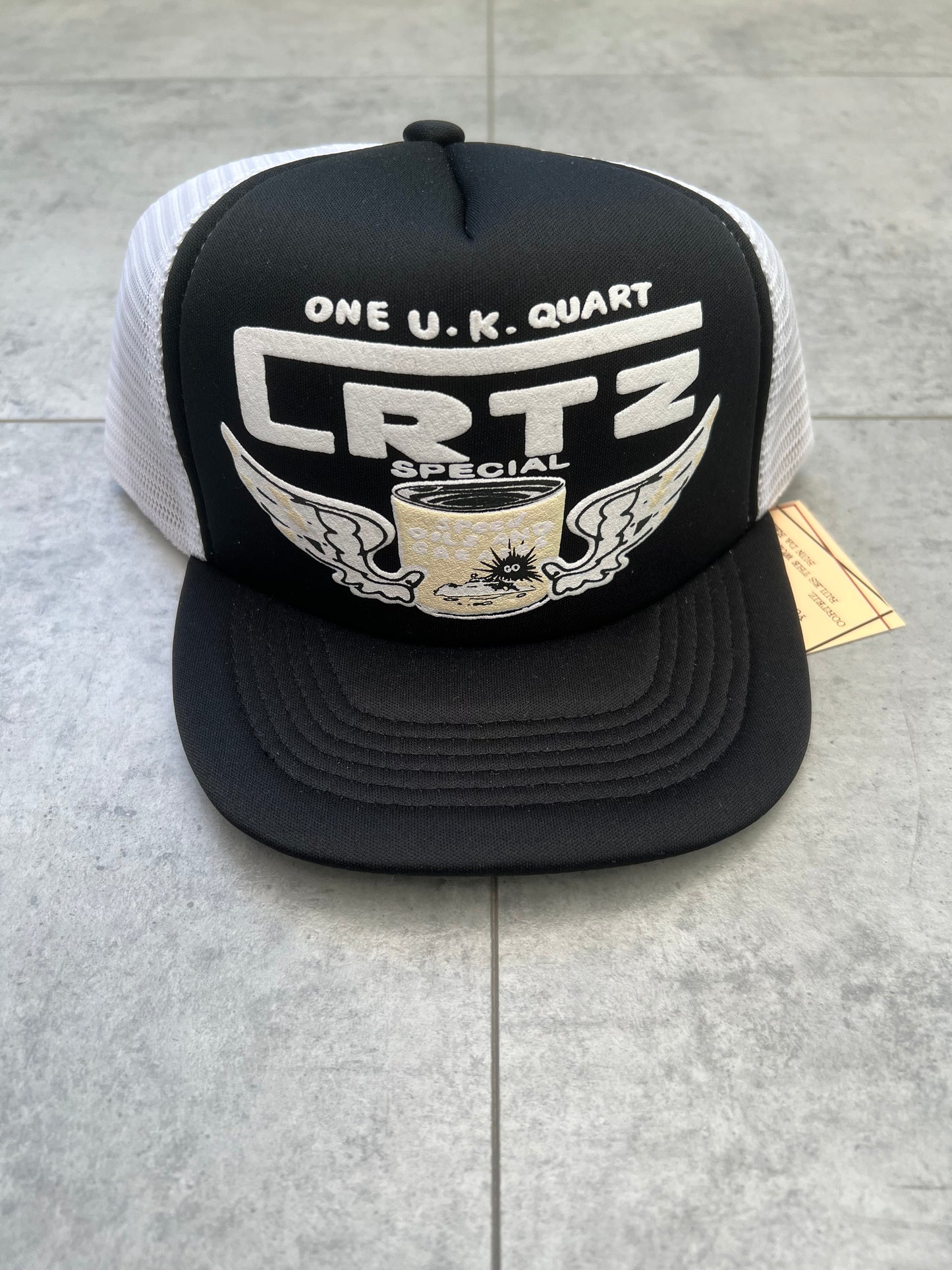 Corteiz Gasolina Trucker ‘Black’ Hat