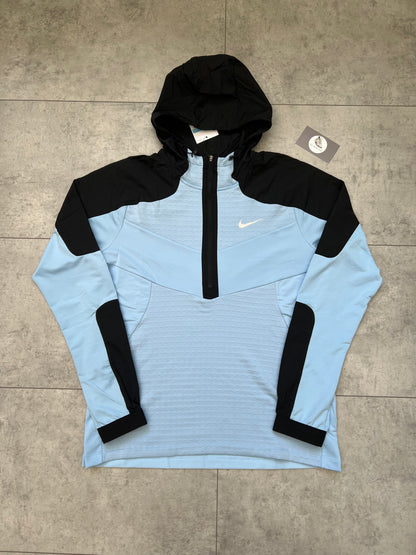 Nike Performance 1/4 Zip Jacket & Nike Phenom Bottoms ‘Psychic Blue’ Tracksuit