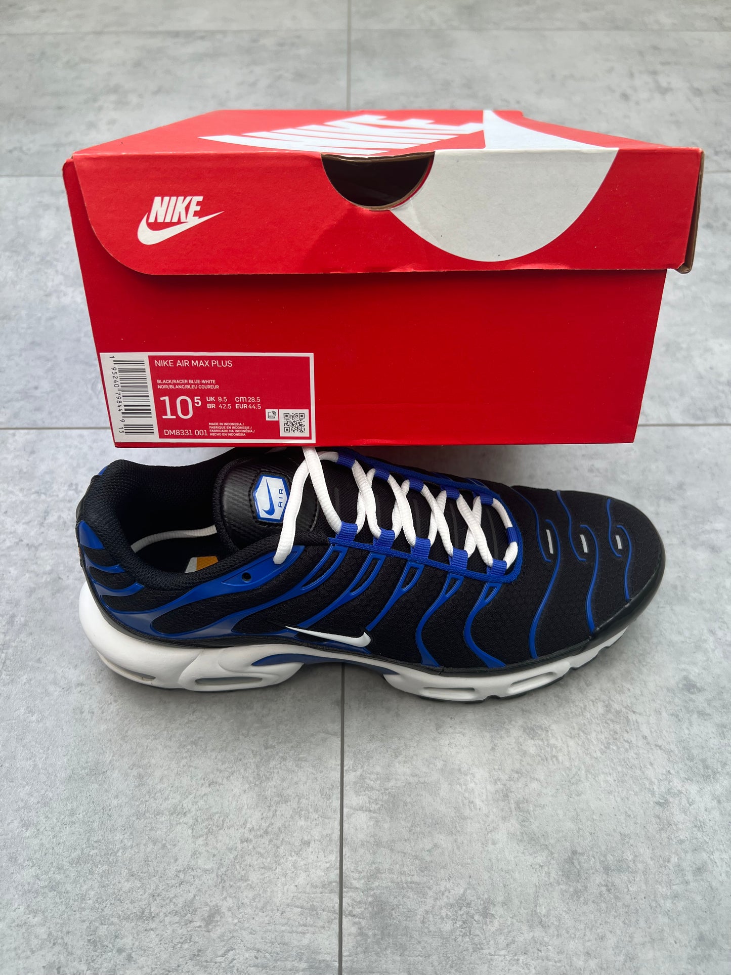Nike Air Max Plus TN ‘Black Racer Blue’ *Pre-Loved*