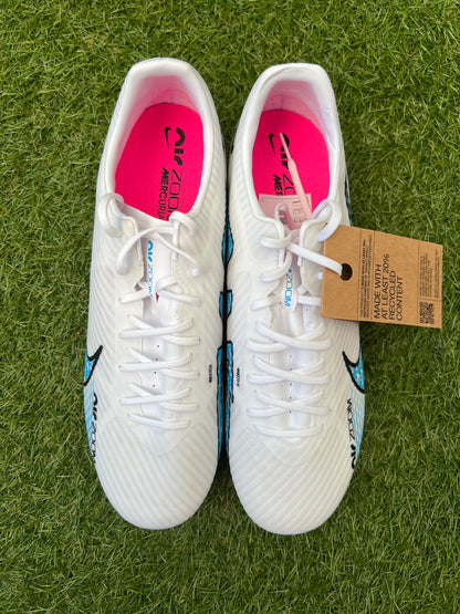 Nike Air Zoom Mercurial Vapor 15 Academy FG/MG ‘White/Baltic Blue-Hot Punch’ Football Boots