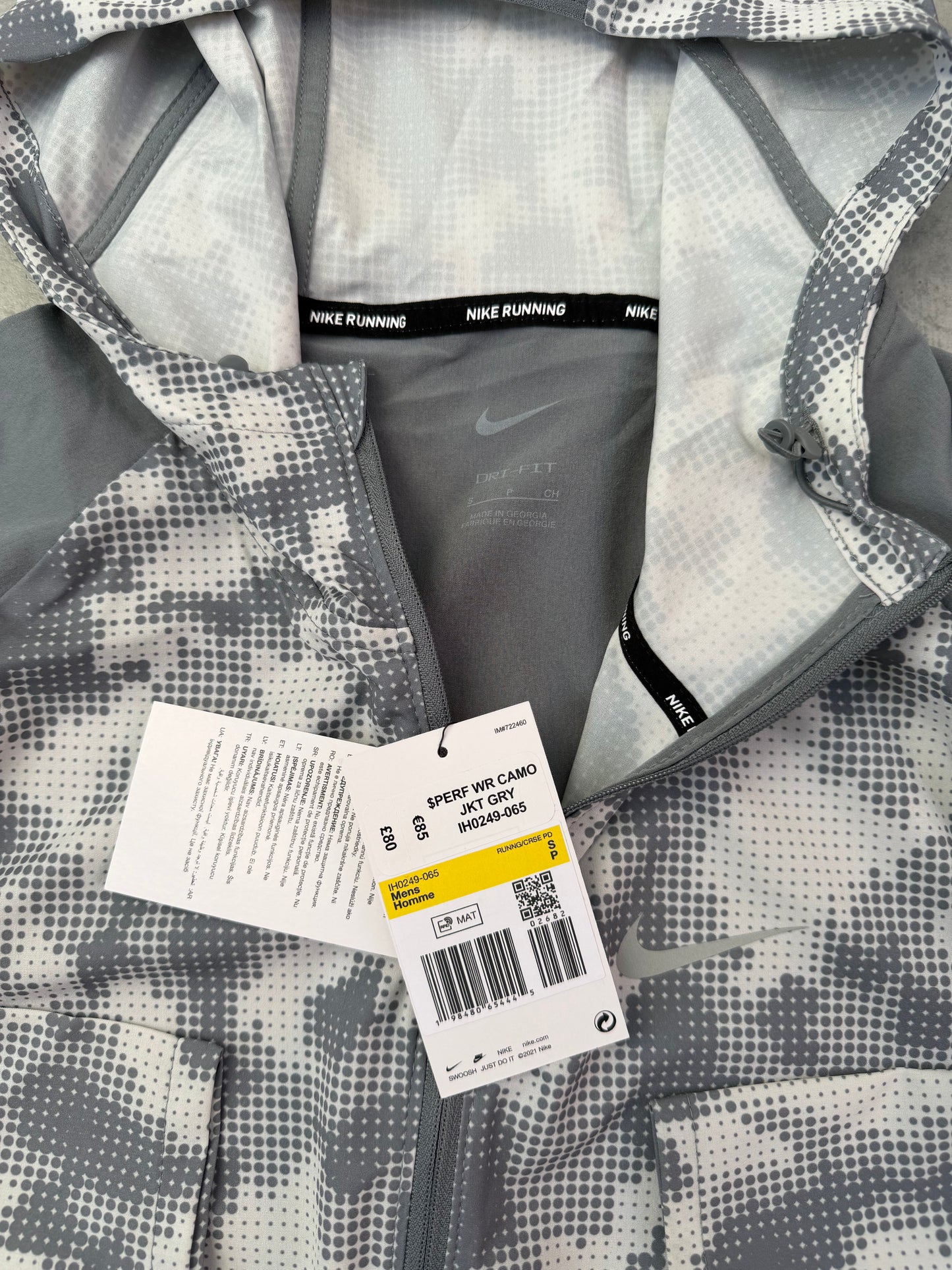Nike Repel Miler Windrunner Jacket ‘Grey Camo’