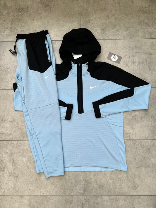 Nike Performance 1/4 Zip Jacket & Nike Phenom Bottoms ‘Psychic Blue’ Tracksuit