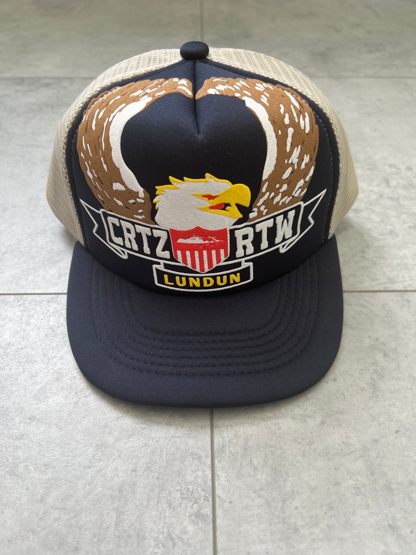 Corteiz Dipset Navy Trucker Hat