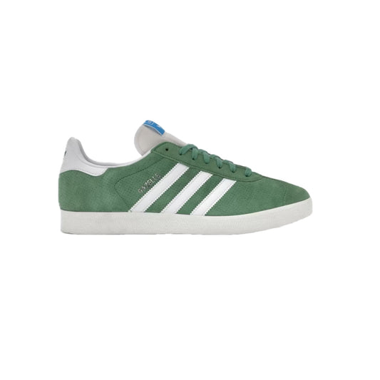 Shop the Adidas Gazelle ‘Preloved Green Core White’ (IG1634) at Sneaker Dyl. Brand new with box. Features premium green suede upper, white detailing, and timeless terrace style.