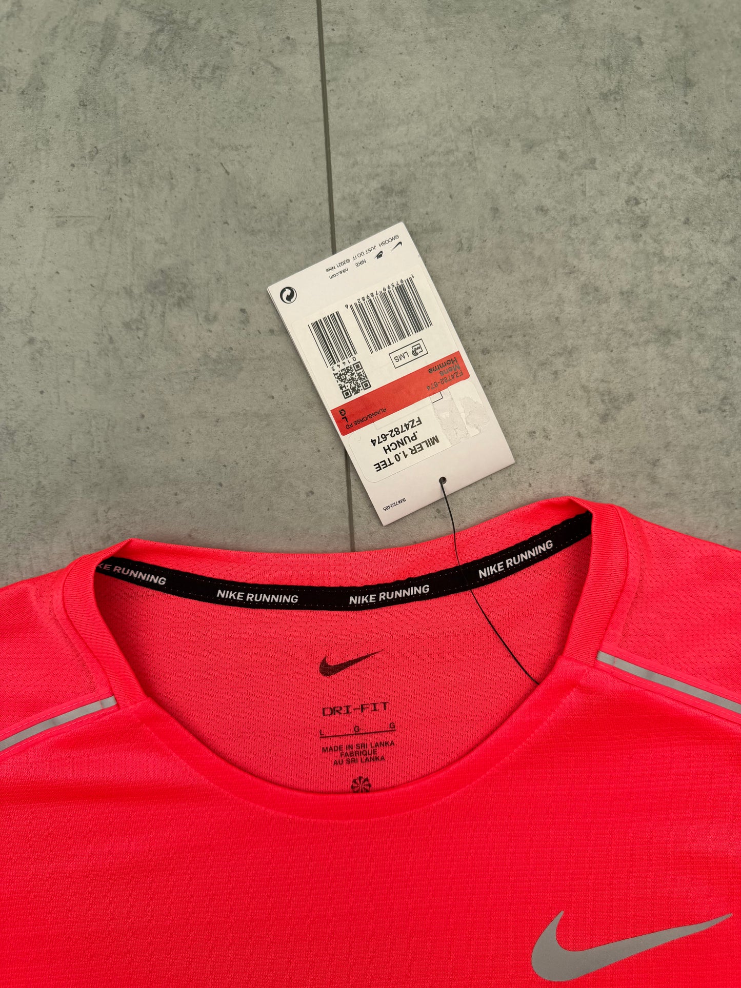 Nike Miler 1.0 T-shirt ‘Hot Punch’