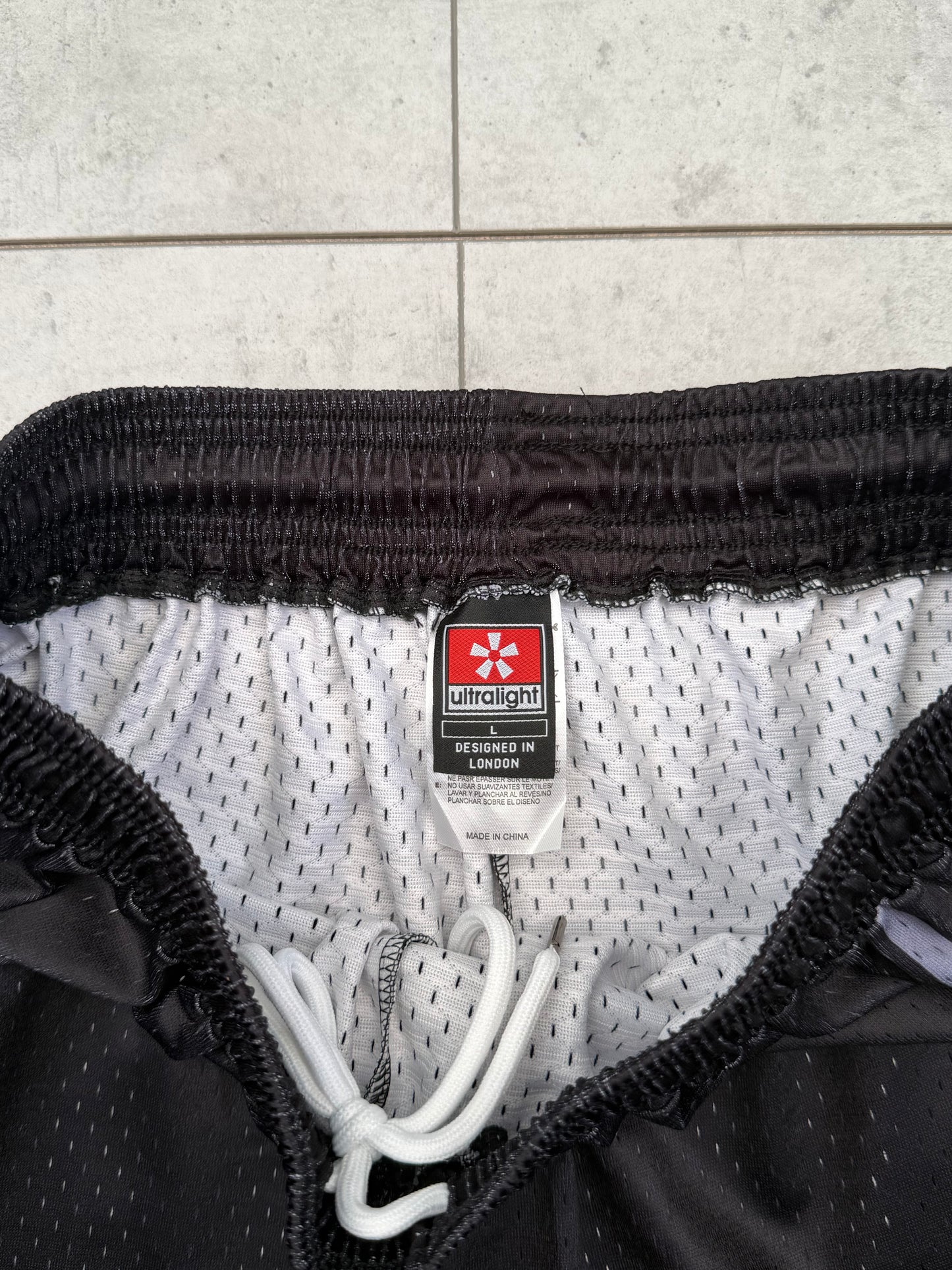 Ultralight London Active Shorts ‘Black/White’