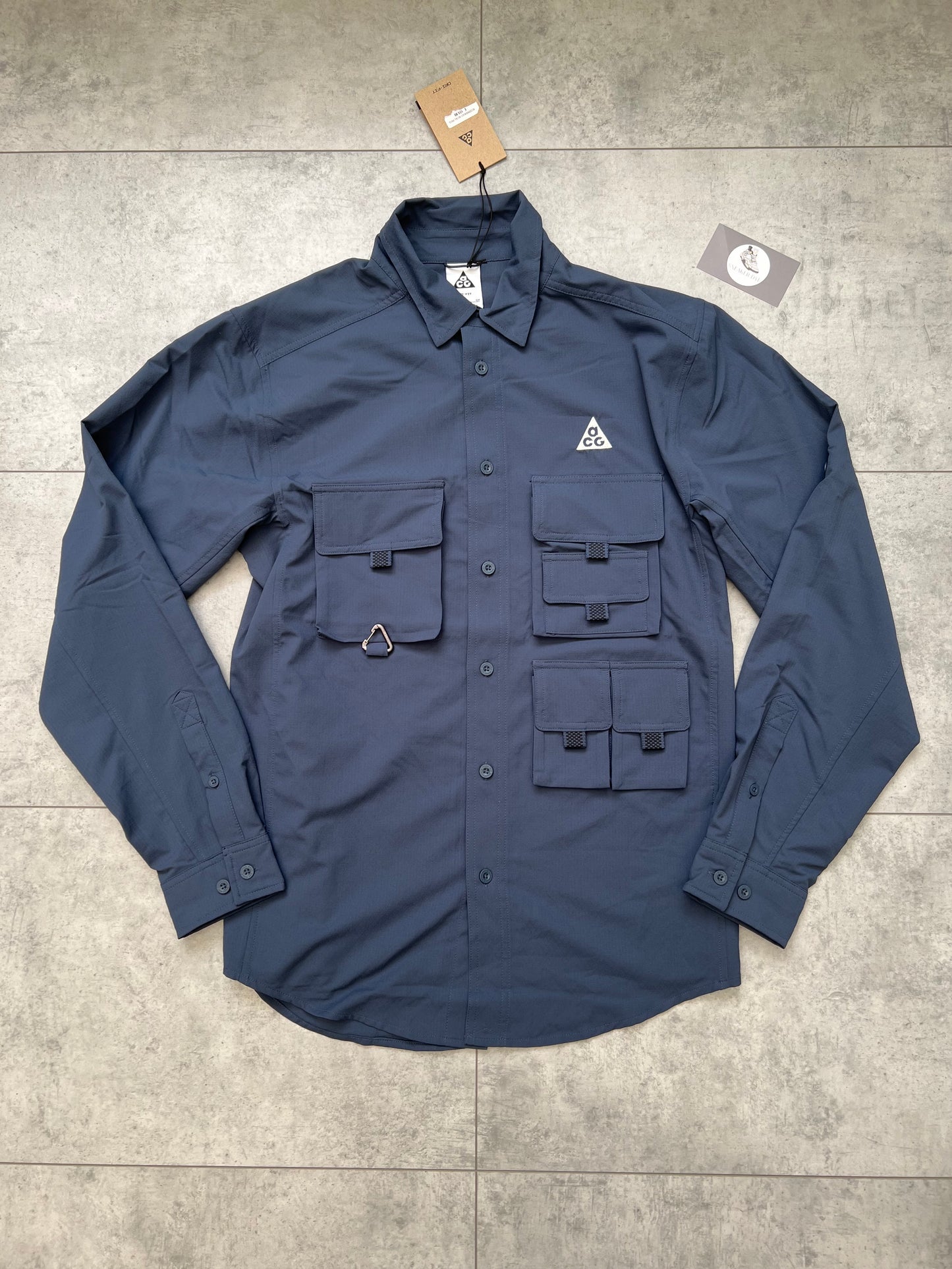 Nike ACG Dri-Fit UV Devastation Trail ‘Blue’ Shirt