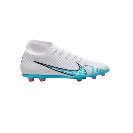 Nike Mercurial Superfly 9 Club MG 'White/Baltic Blue/Pink Blast' Football Boots