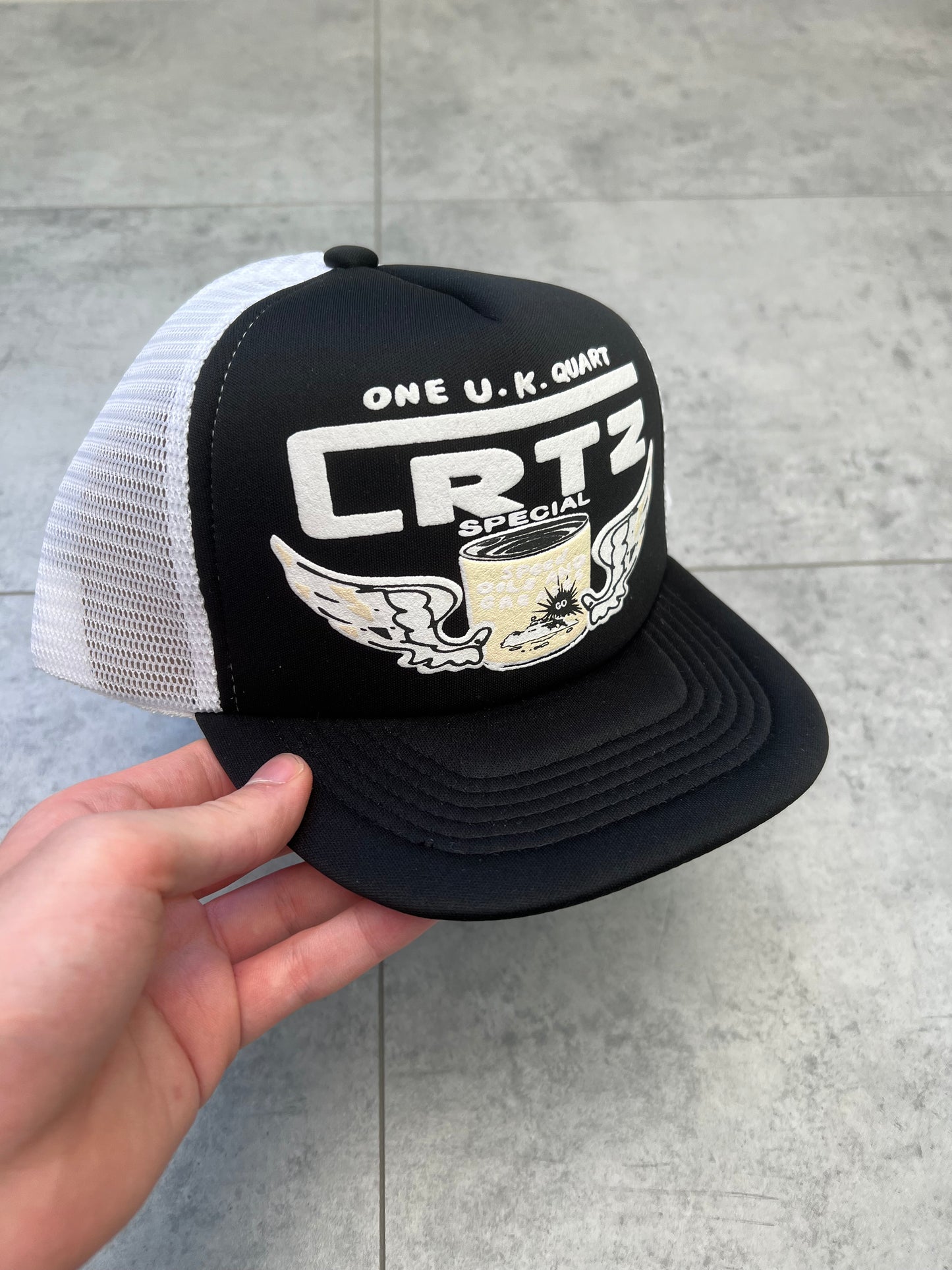 Corteiz Gasolina Trucker ‘Black’ Hat