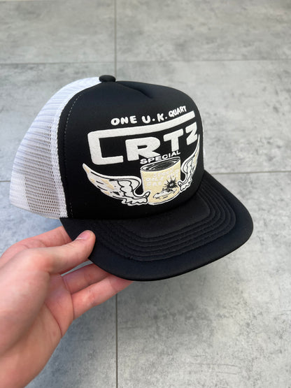 Corteiz Gasolina Trucker ‘Black’ Hat