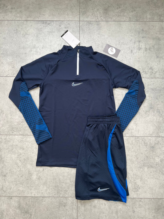 Nike Academy Dri-Fit Quarter Zip & Short ‘Royal Blue’ Set