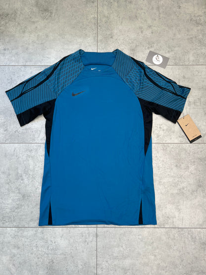 Nike Strike Dri Fit Slim Fit T-shirt & Shorts Set ‘Industrial Blue/Black’