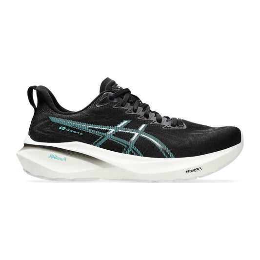 ASICS GT-2000 13 Black Wave Teal 1011B861-004 running trainers – outer side profile on white background