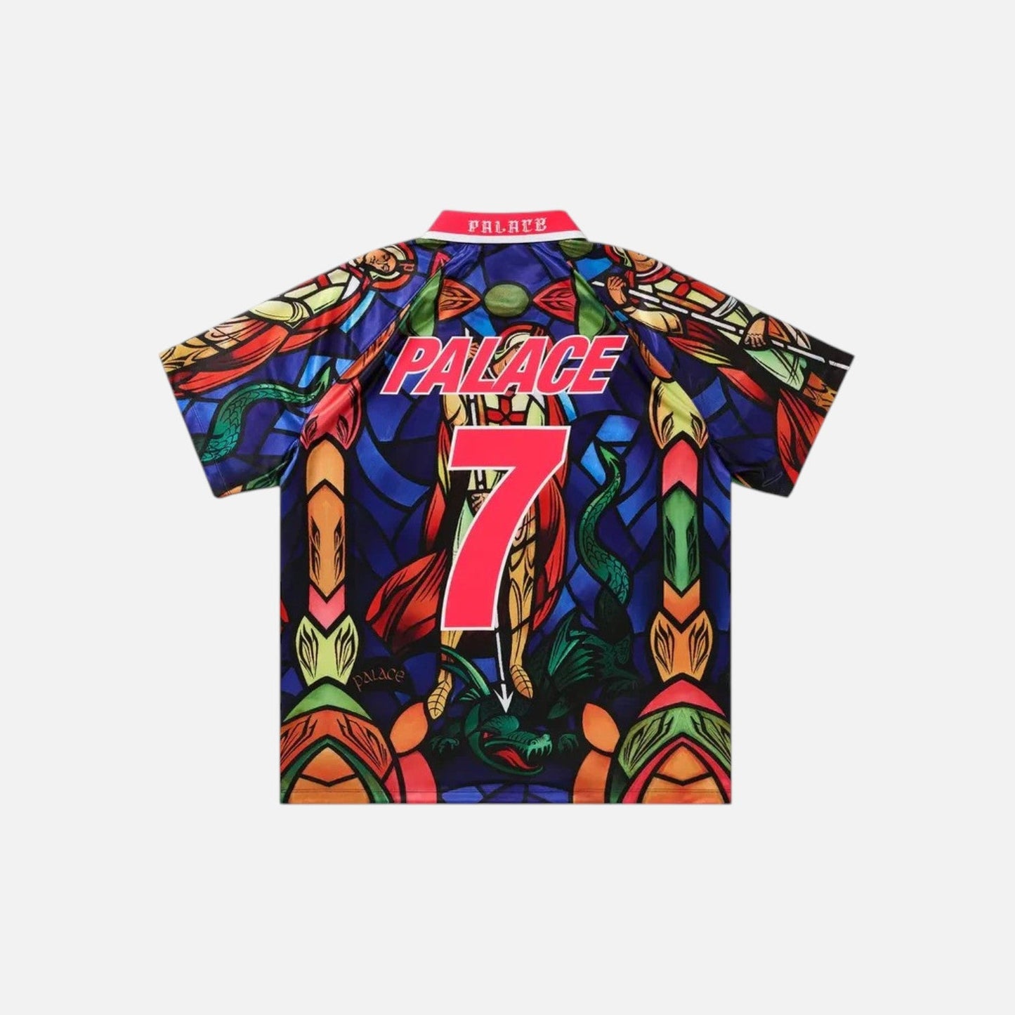 Palace x Nike England Dri-Fit Football Jersey 'Bright Crimson'